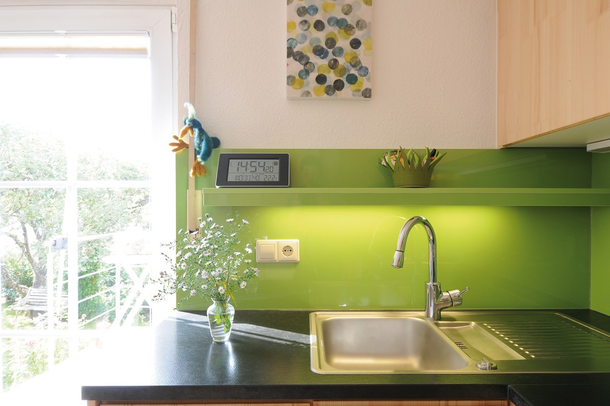 Küche aus Massivholz in Tanne