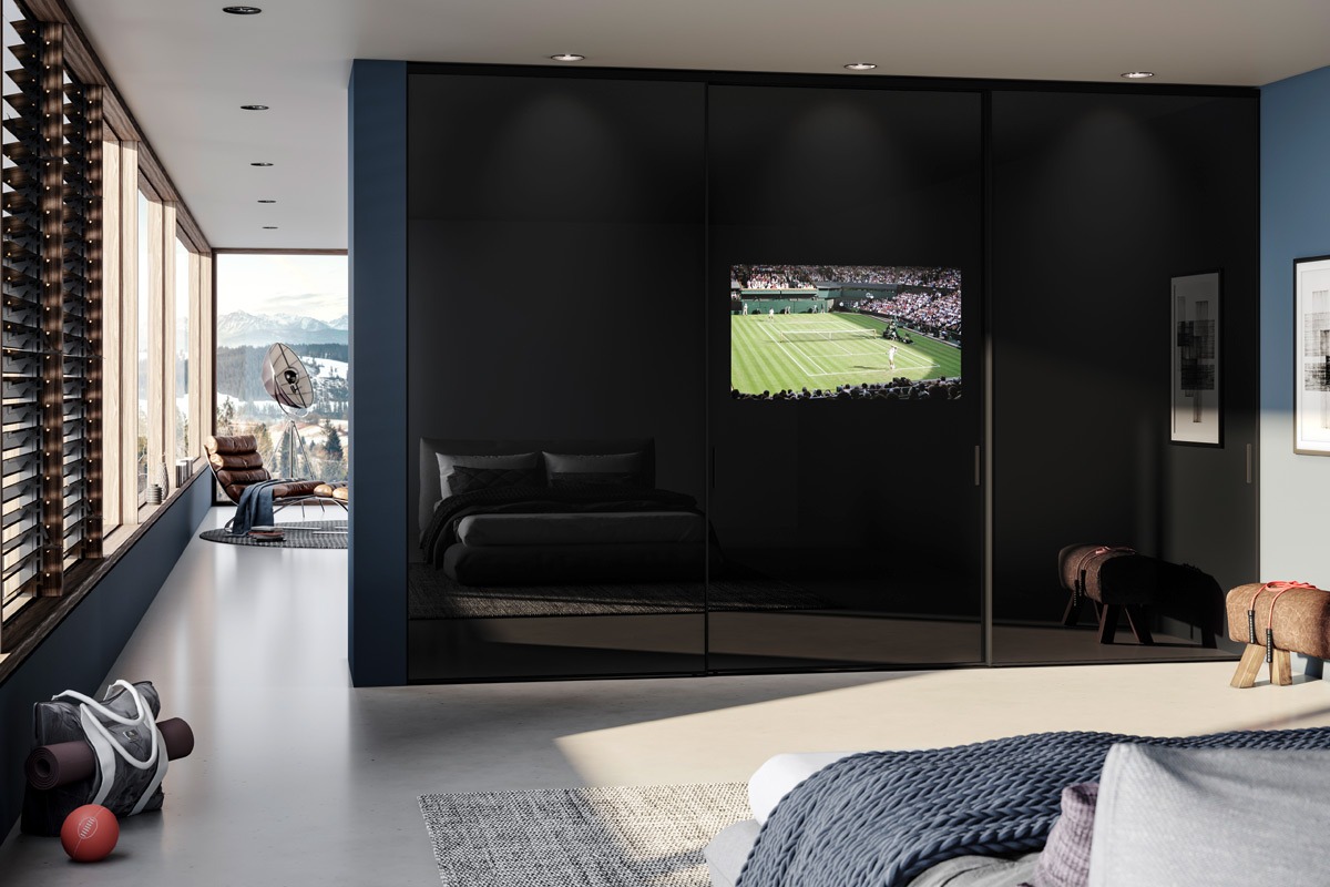 raumplus präsentiert die Sliding TV Door
